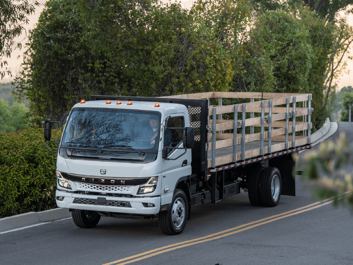 stake bed electric truck